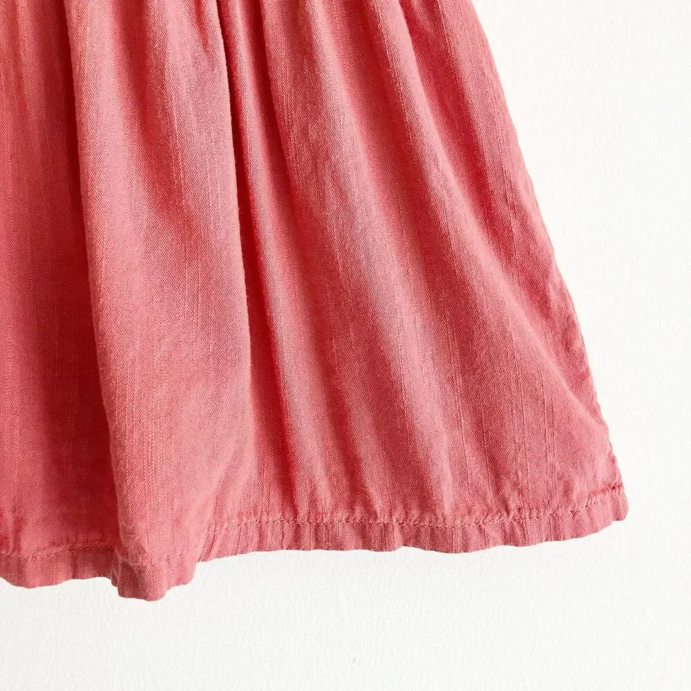 Old Navy Girls Eyelet Top Size 4T Sleeveless Boho Earthy Terra Cotta Rust - Picture 5 of 6